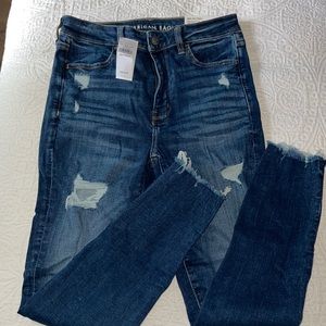 NWT American Eagle Super Hi-Rise Jegging Crop